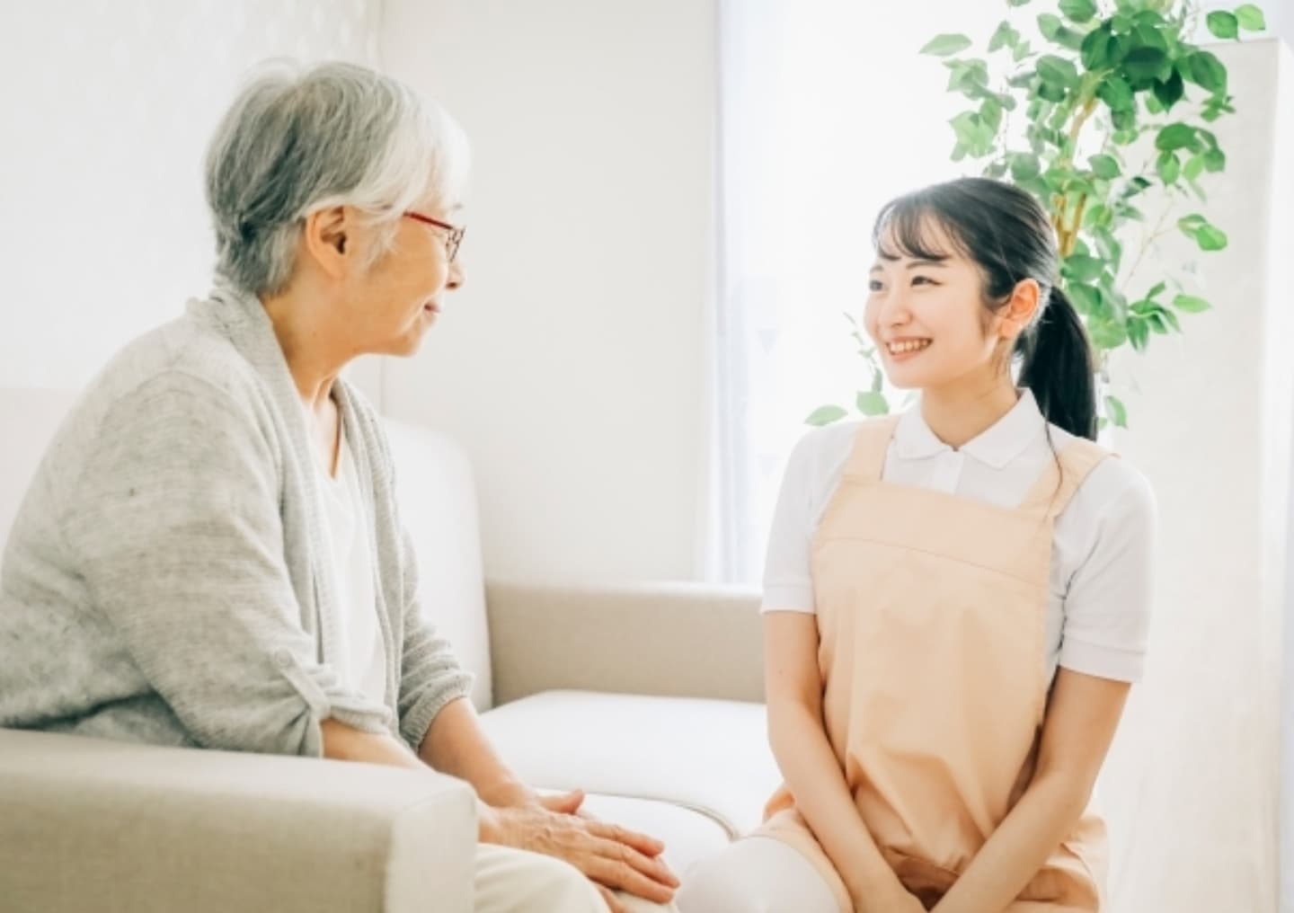 ご利用者と介護士